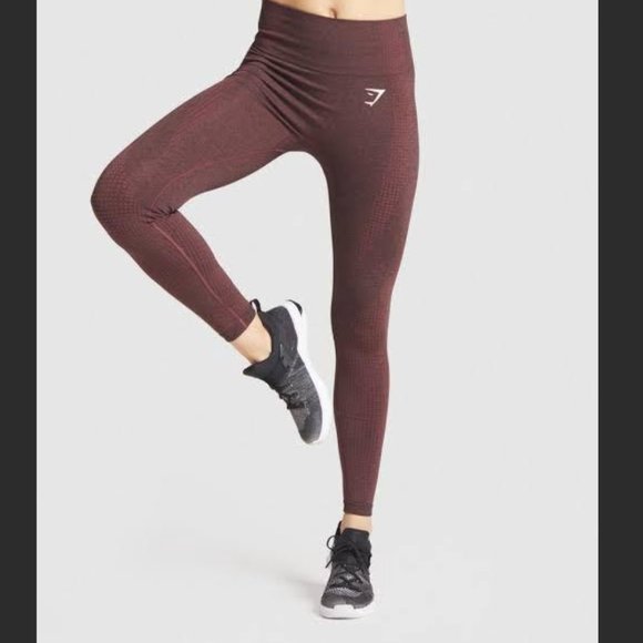 Gymshark Cherry Brown Vital Seamless XS - Picture 1 of 4